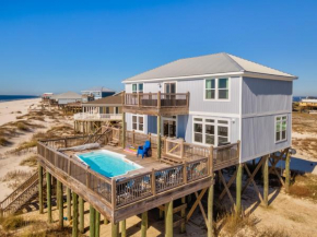 Island Time IV - PET FRIENDLY! Private heated gulf facing pool - covered porches and sundecks - This Amazing home has it ALL! home